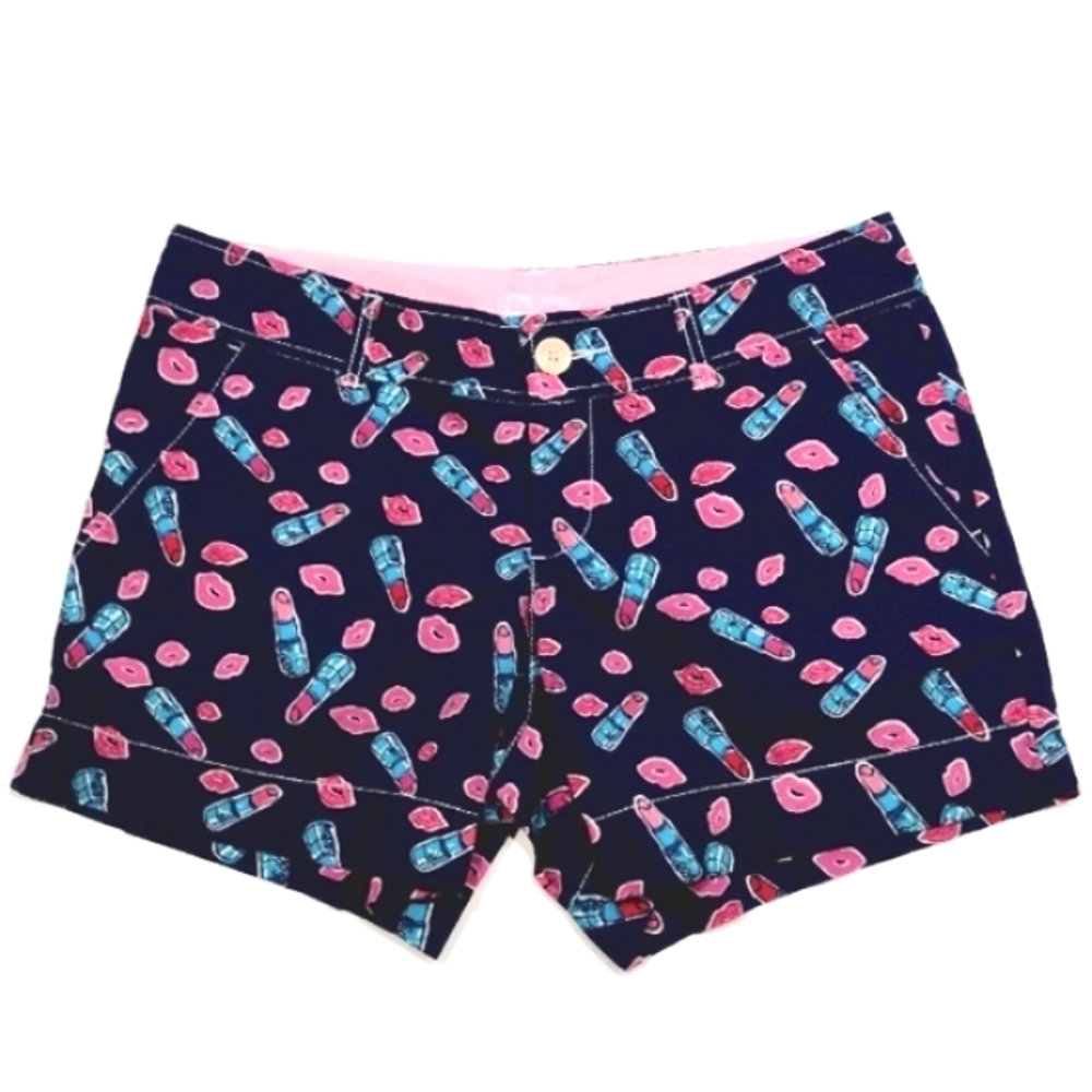 Lilly Pulitzer Kissy Kiss Print Shorts